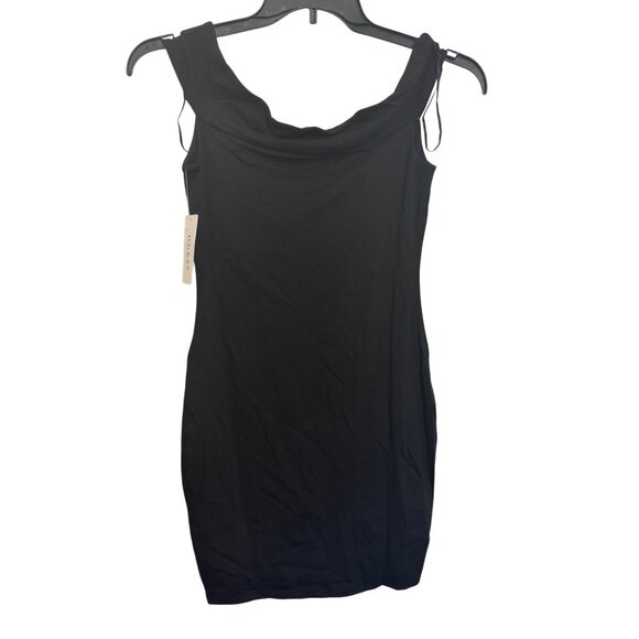 Guess Off-The-Shoulder Navine Dress Black Size S - Picture 1 of 6